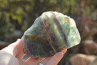 Polished One Side Polished Watermelon Fluorite Specimens  x 6 From Uis, Namibia - TopRock