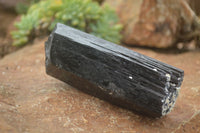 Natural Schorl Black Tourmaline & Smokey Quartz Specimens x 2 From Erongo Mountains, Namibia - TopRock