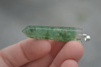 Polished Packaged Hand Crafted Resin Pendant with Aventurine Chips - sold per piece - From Bulwer, South Africa - TopRock