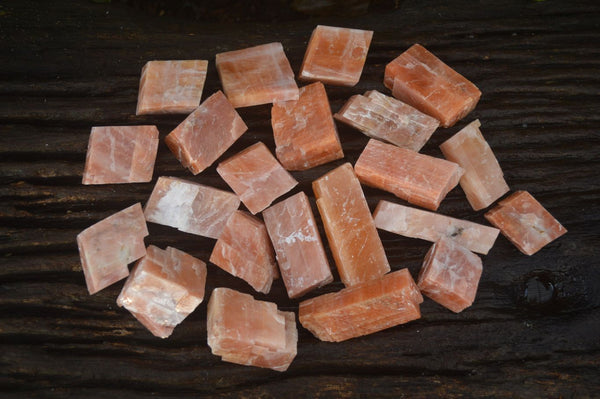 Natural New Sunset Orange Calcite Specimens  x 35 From Spitzkop, Namibia