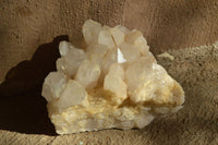 Natural Optic to Semi Optic Quartz Clusters x 5 From Serenje, Zambia - TopRock