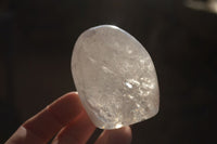 Polished Clear Quartz Standing Free Forms x 3 From Zimbabwe