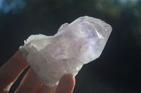 Natural Large Single Jacaranda Amethyst Crystals  x 12 From Mumbwa, Zambia - Toprock Gemstones and Minerals 