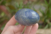 Polished Blue Lazulite Palm Stones  x 6 From Madagascar - TopRock