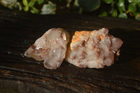 Natural Red Hematoid Quartz Specimens x 12 From Karoi, Zimbabwe