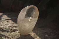 Polished Clear Quartz Standing Free Forms x 3 From Zimbabwe