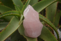 Polished Gemmy Pink Rose Quartz Flames  x 2 From Ambatondrazaka, Madagascar - TopRock