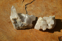 Natural Optic to Semi Optic Quartz Clusters x 5 From Serenje, Zambia - TopRock