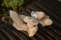 Natural Pale Spirit Quartz Clusters x 12 From Boekenhouthoek, South Africa