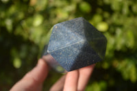 Polished Blue Lazulite Points  x 2 From Madagascar