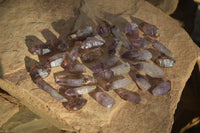 Natural Skeletal & Sceptre Window Amethyst Crystals  x 35 From Chiredzi, Zimbabwe