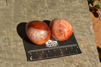 Polished Small Carnelian Agate Eggs  x 12 From Madagascar - TopRock