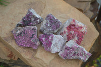 Natural Pink Salrose Cobaltion Dolomite Specimens  x 6 From Congo - Toprock Gemstones and Minerals 