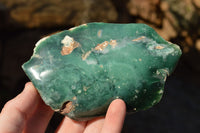 Polished Green Mtorolite Plates x 3 From Zimbabwe - TopRock