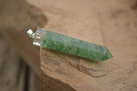 Polished Packaged Hand Crafted Resin Pendant with Aventurine Chips - sold per piece - From Bulwer, South Africa - TopRock