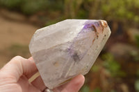 Polished Trio Of Amethyst Window Quartz Points  x 3 From Ankazobe, Madagascar - TopRock