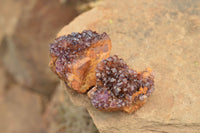 Natural Dark "Amethystos" Amethyst Clusters  x 12 From Kwaggafontein, South Africa - TopRock