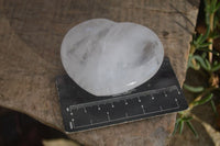 Polished Large Clear Quartz Hearts x 6 From Madagascar