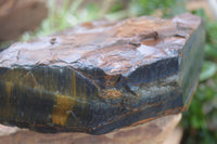 Natural Golden Blue Tigers Eye Specimens  x 2 From Prieska, South Africa - TopRock