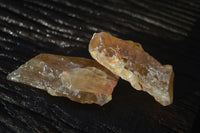 Natural Honey Aragonite Etched & Cobbed Pieces  x 12 From Namibia - Toprock Gemstones and Minerals 