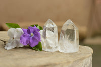 Polished Clear Quartz Crystal Points x 24 From Madagascar - TopRock