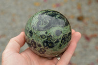 Polished Stromatolite / Kambamba Jasper Spheres  x 2 From Mahajanga, Madagascar - TopRock