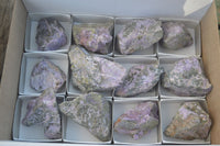 Natural Purple Stichtite Cobbed Specimens  x 12 From Barberton, South Africa - Toprock Gemstones and Minerals 