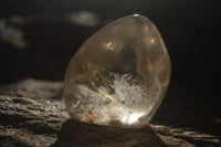 Polished Clear Quartz Standing Free Forms x 3 From Zimbabwe