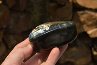 Polished Blue Flash Labradorite Standing Free Forms  x 4 From Tulear, Madagascar - TopRock