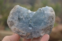 Natural Blue Celestite Crystal Specimens  x 7 From Sakoany, Madagascar