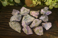 Natural Purple Stichtite Cobbed Specimens  x 12 From Barberton, South Africa - Toprock Gemstones and Minerals 