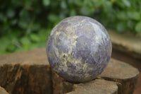 Polished Purple Lepidolite Spheres  x 6 From Ambatondrazaka, Madagascar - Toprock Gemstones and Minerals 