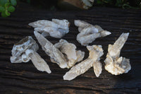 Natural Drusy Quartz Coated Calcite Crystal Specimens  x 6 From Alberts Mountain, Lesotho - Toprock Gemstones and Minerals 