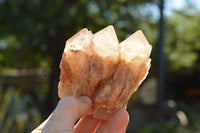 Natural Cascading White Phantom Smokey Quartz Clusters  x 6 From Luena, Congo - TopRock