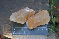 Natural Honey Aragonite Etched & Cobbed Pieces  x 12 From Namibia - Toprock Gemstones and Minerals 