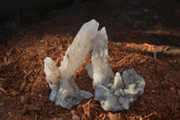 Natural Drusy Quartz Coated Calcite Crystal Specimens  x 6 From Alberts Mountain, Lesotho - Toprock Gemstones and Minerals 