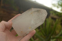 Polished Large Smokey Window Quartz Crystals  x 2 From Akansobe, Madagascar - TopRock