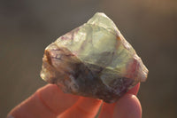 Natural Rough Watermelon Fluorite Cobbed Specimens  x 35 From Uis, Namibia