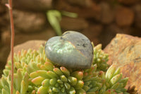 Polished Purple Flash Labradorite Hearts x 6 From Tulear, Madagascar - TopRock