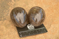 Polished Large Morion Smokey Quartz Eggs x 4 From Madagascar - TopRock