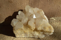 Natural Optic to Semi Optic Quartz Clusters x 5 From Serenje, Zambia - TopRock