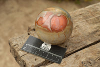 Polished Pair Of Polychrome & Ocean Jasper Spheres  x 2 From Madagascar - TopRock