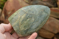 Polished Green Fuchsite Quartz Standing Free Forms  x 4 From Madagascar - TopRock