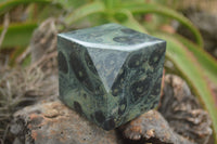 Polished Stromatolite / Kambamba Jasper Cubes (Corners Cut To Stand)  x 3 From Madagascar - TopRock