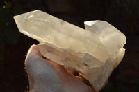 Natural Single Large Quartz Crystals  x 2 From Mandrosonoro, Madagascar - TopRock