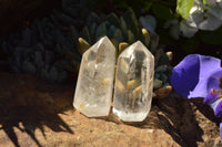 Polished Clear Quartz Crystal Points x 24 From Madagascar - TopRock