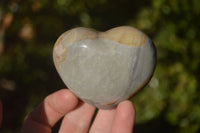 Polished Polychrome Jasper Hearts  x 6 From Mahajanga, Madagascar