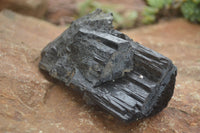 Natural Schorl Black Tourmaline & Smokey Quartz Specimens x 2 From Erongo Mountains, Namibia - TopRock