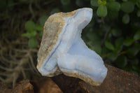 Natural Blue Lace Agate Geode Specimens  x 12 From Nsanje, Malawi - Toprock Gemstones and Minerals 