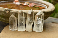 Polished Clear Quartz Crystal Points x 24 From Madagascar - TopRock